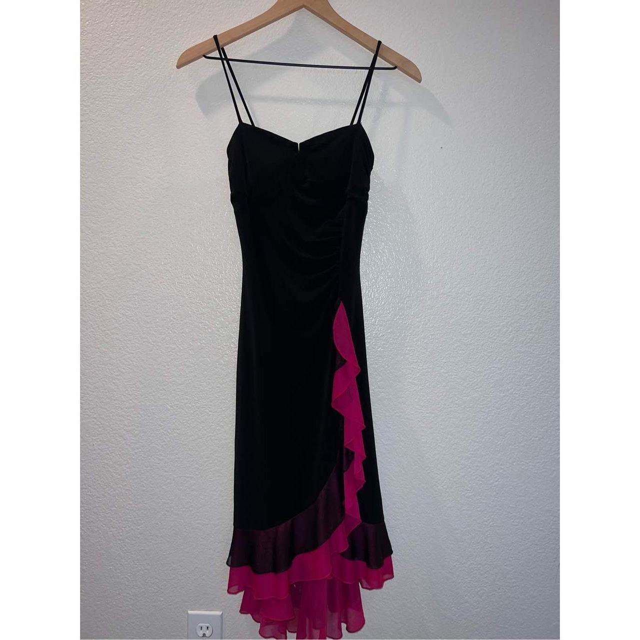 Ruby Rox Women's Black and Pink Dress