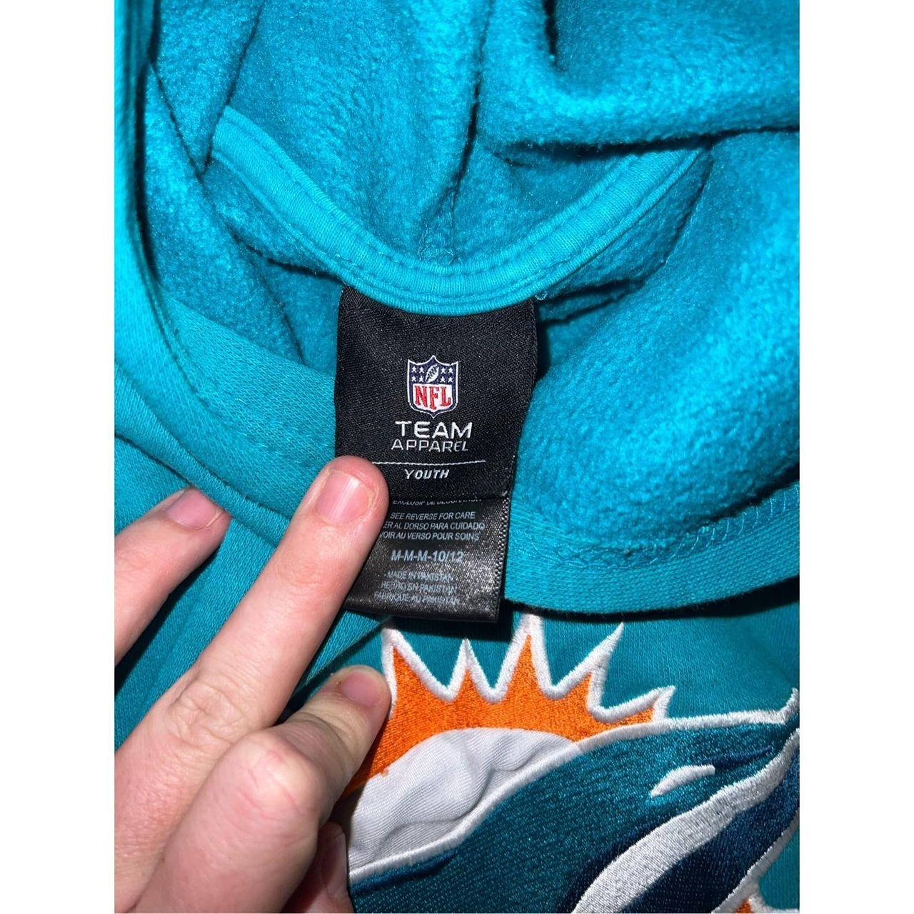 NFL MIAMI DOLPHINS HOODIE Youth size LARGE (10/12) - Depop