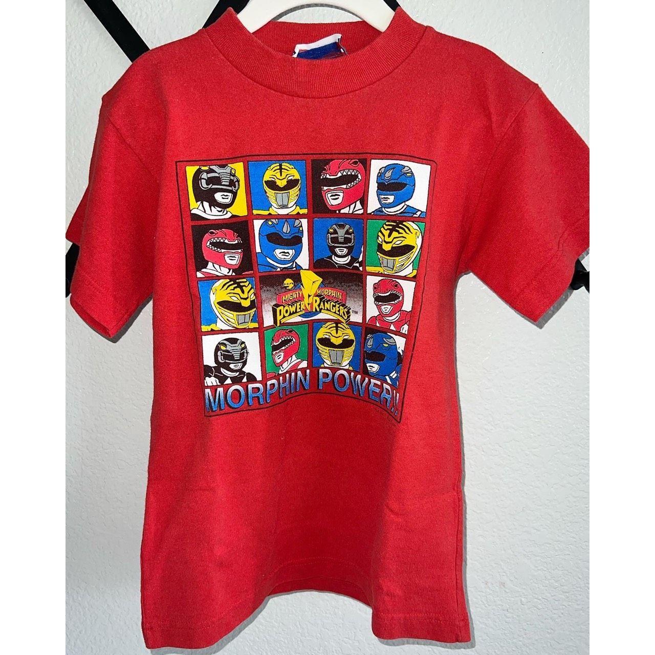 Vintage power rangers t hot sale shirt