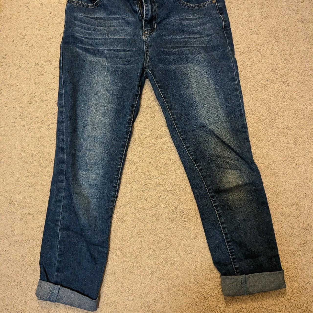 Copper Key Women's Blue and Navy Jeans Depop