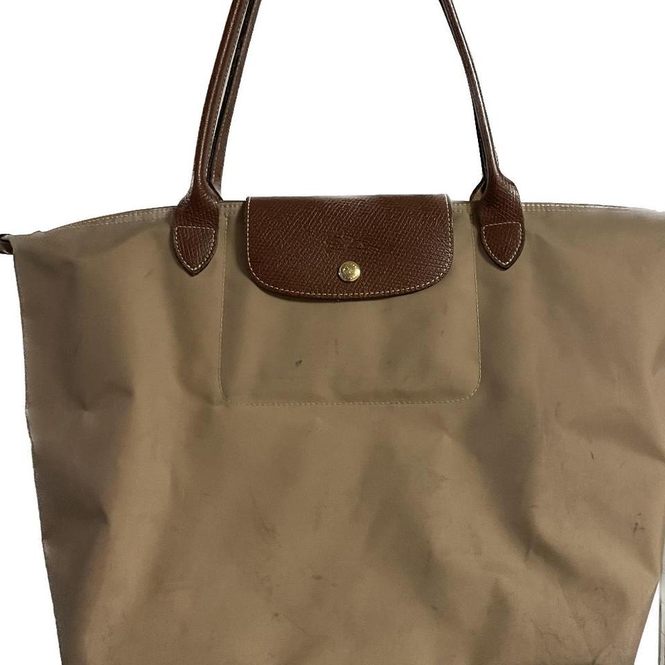 Bolso longchamp fashion beige