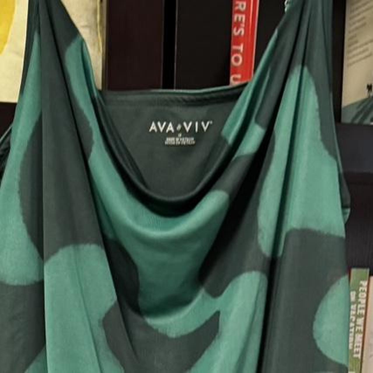 Target Ava And Viv Green fitted dress size xxl SUPER... Depop