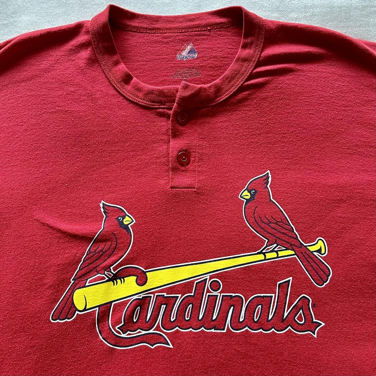 Majestic St. Louis Cardinals Jersey Size Small Red - Depop