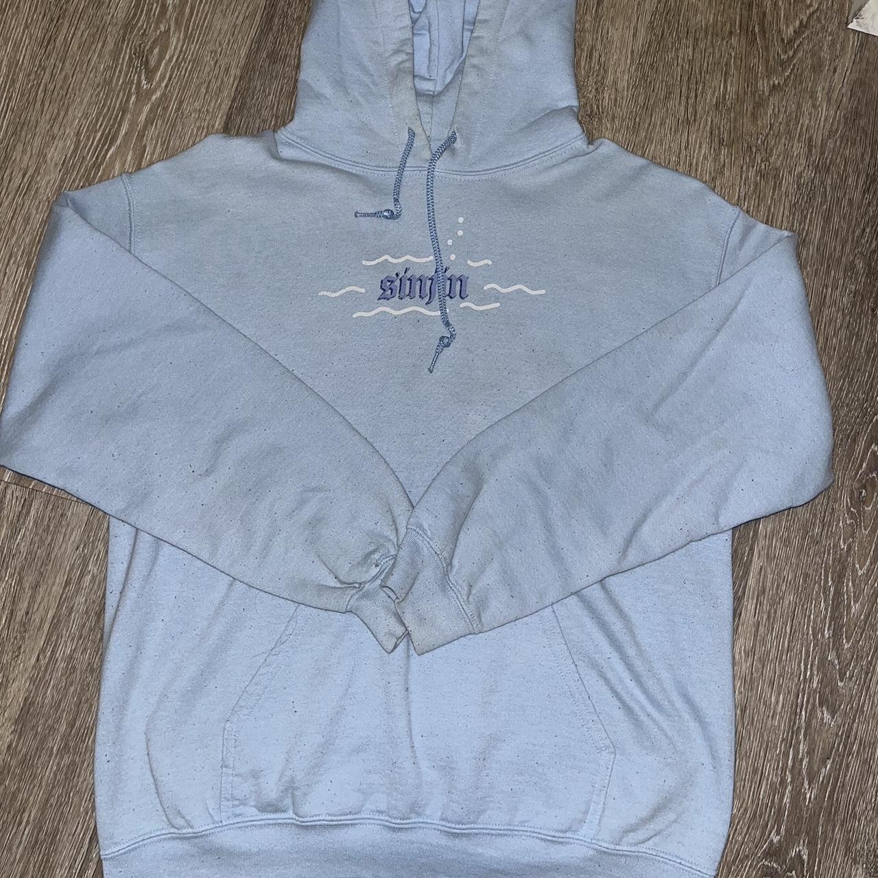 Sinjin Drowning og socks and sandals hoodie from... Depop
