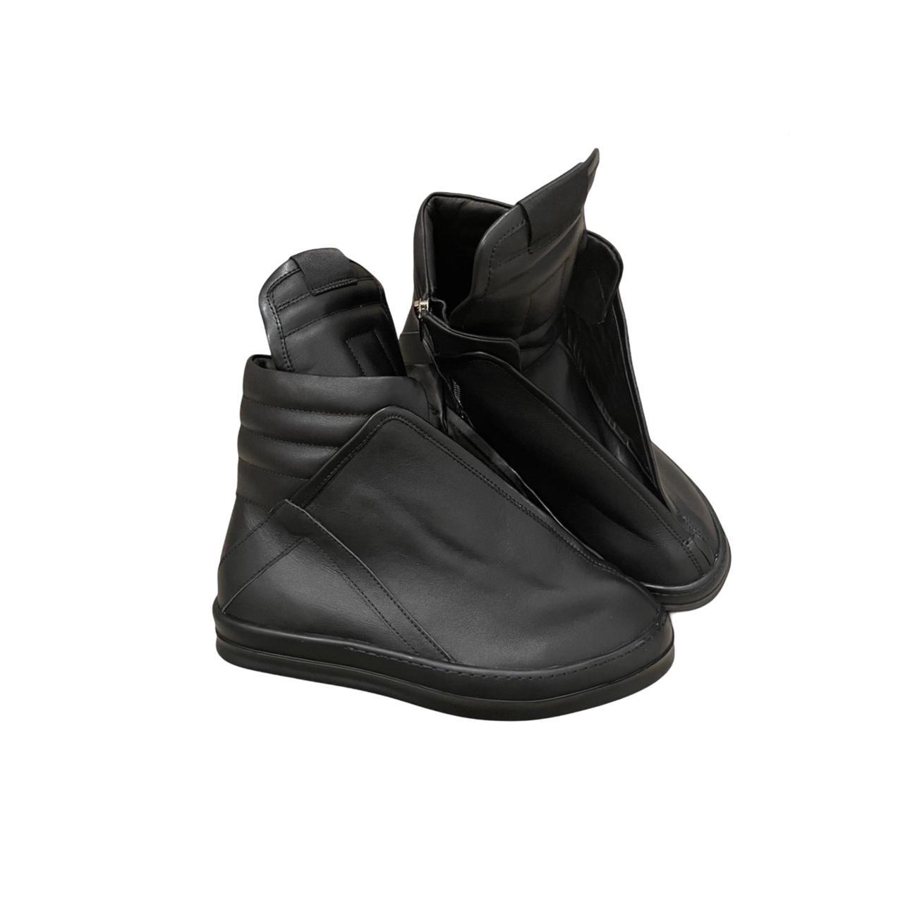 wts rick owens kiss boots heels worn, one | Depop