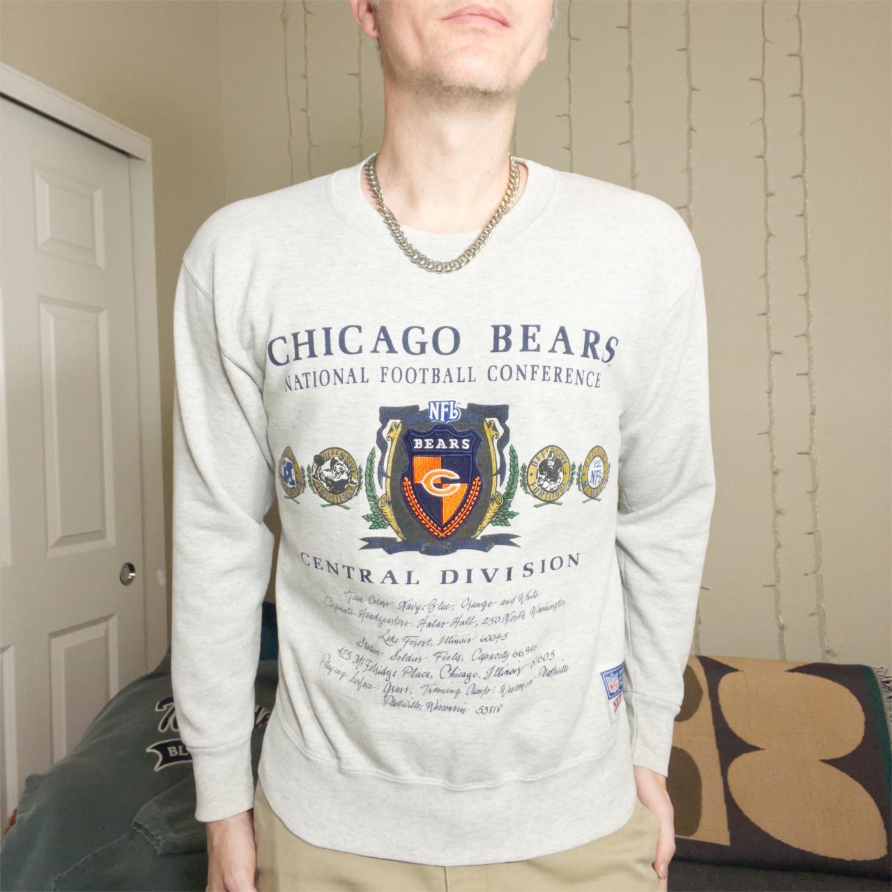 Chicago Bears Sweatshirt 90s Nutmeg Football Sweatshirt 