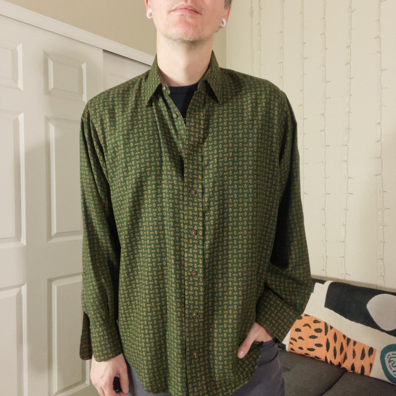 Burberry vintage 2024 shirt green