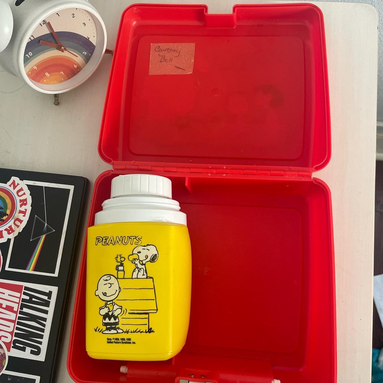 Vintage Peanuts Lunchbox with Thermos by Thermos