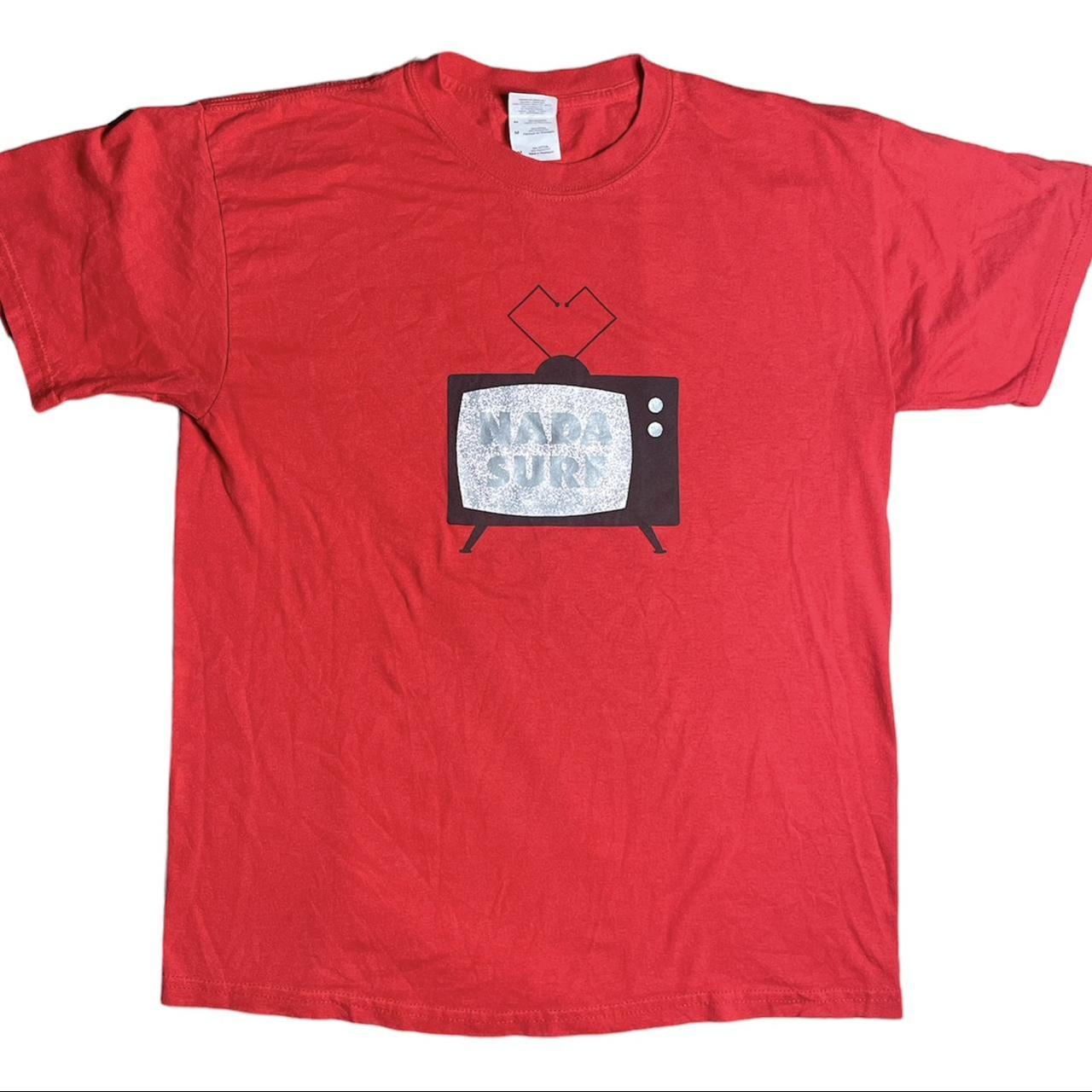 Nada Surf TV Red T Shirt. Shirt is a Size Medium Depop