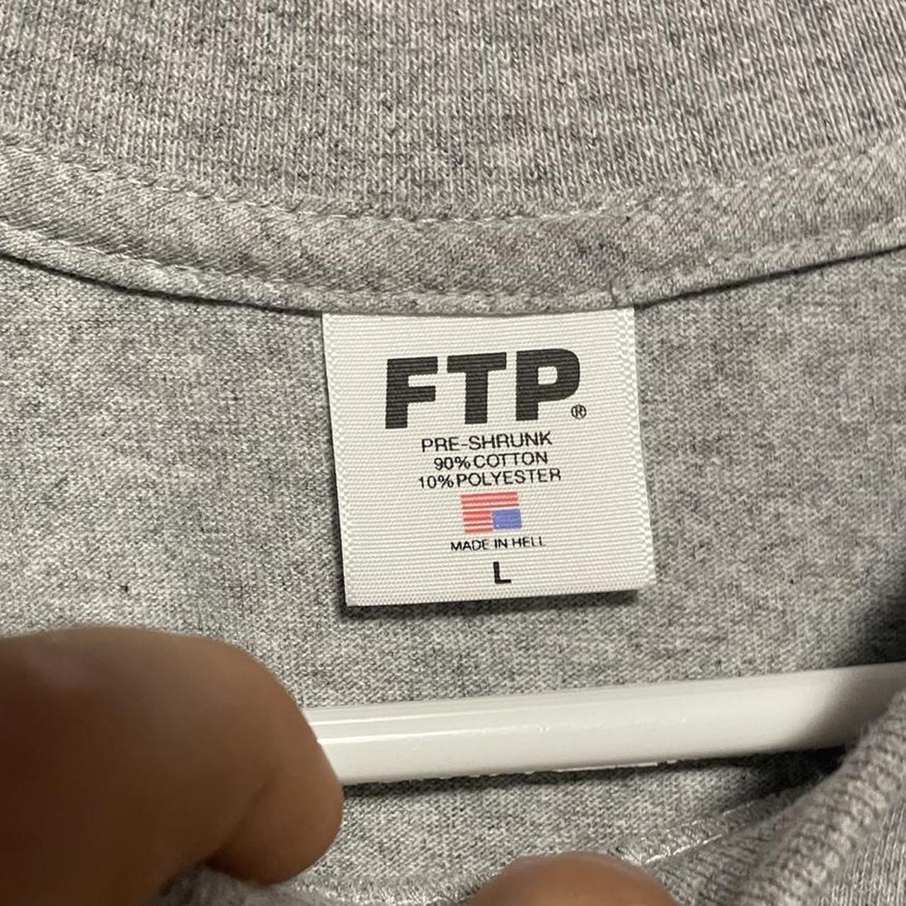 FTP Antwuan Dixon Skate Tshirt Sz Large, Gray... - Depop