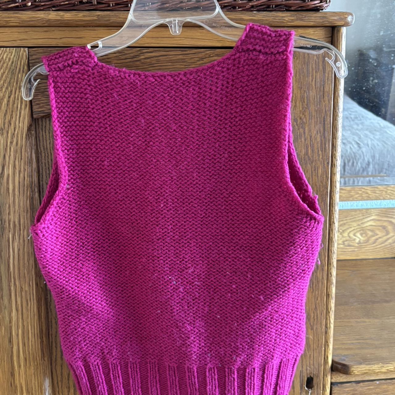 Miu Miu Women's Sweater - Pink - 4 – Magenta Miu … - image 4