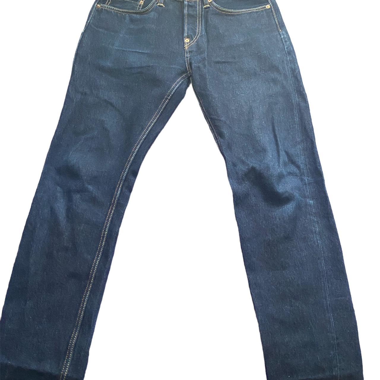 30x34 Evisu denim jeans Worn a few times Good... - Depop