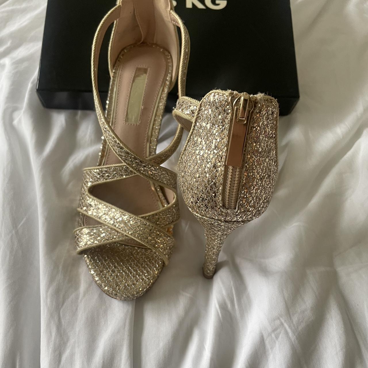 Miss kg gold sandals Depop