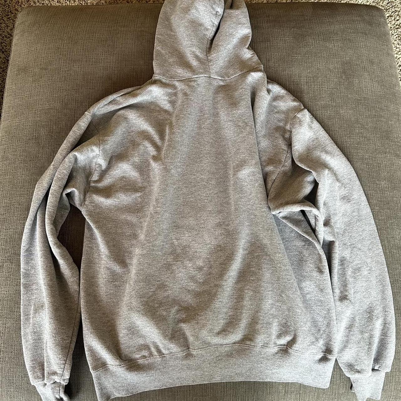 Jerzees Women's Grey Hoodie | Depop