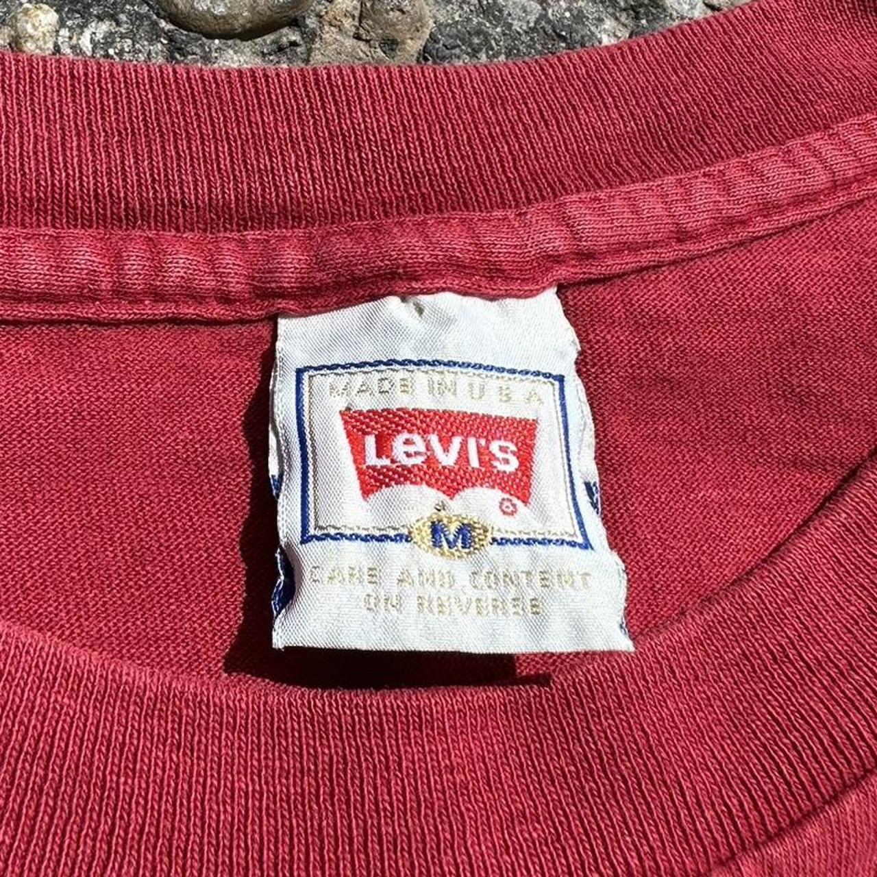 LEVI'S VINTAGE CLOTHING LVC 1980'S WIDE TEE SHIRT - Depop