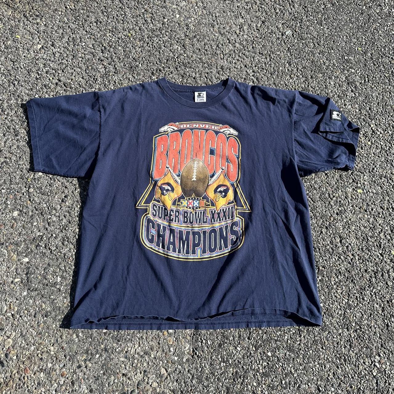 Vintage Starter Denver Broncos Super Bowl Champs Tee Large/XL