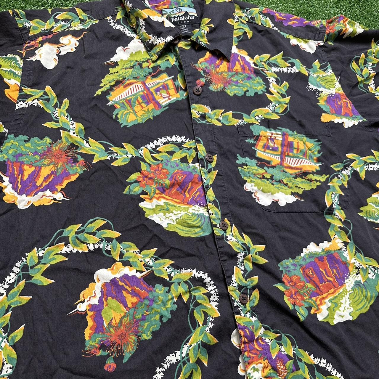 Vintage 2000 Patagonia Pataloha Hawaiian Shirt Mens... - Depop