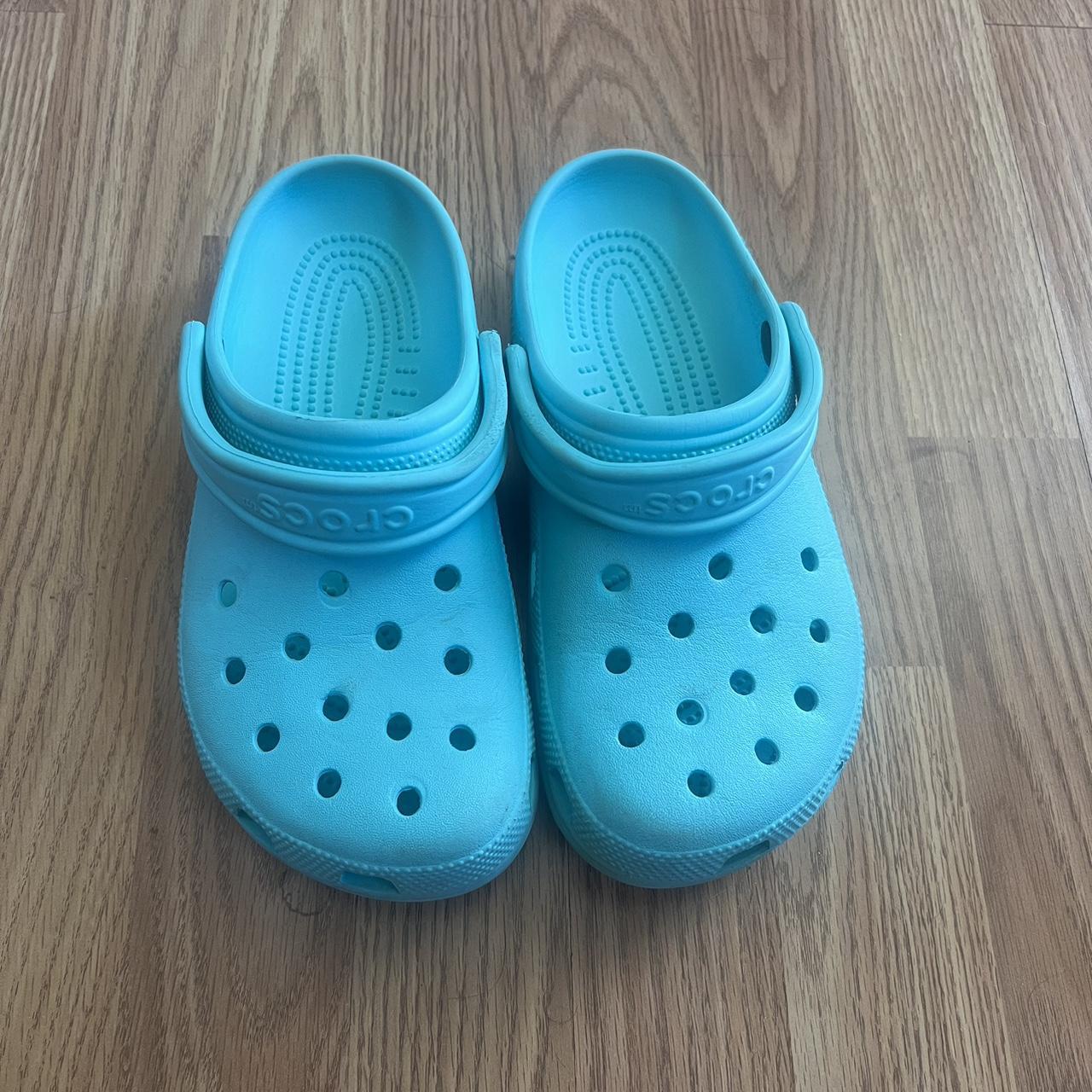 Blue Crocs 8 in womens 6 in men’s - Depop