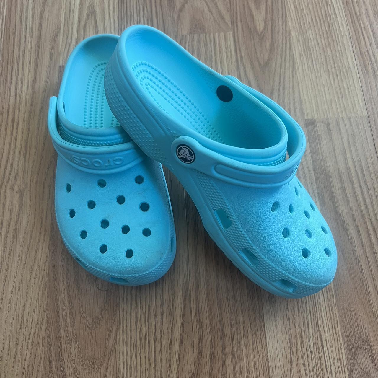 Blue Crocs 8 in womens 6 in men’s - Depop