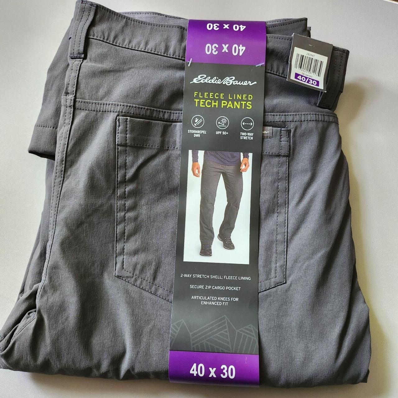 Eddie Bauer 40x30 Tech Fleece Lined Pants 2 Way. Depop