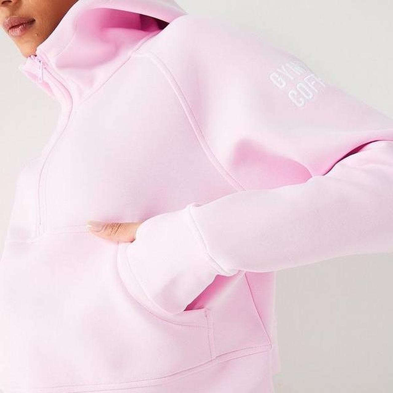 Gym and coffee pink hoodie sale