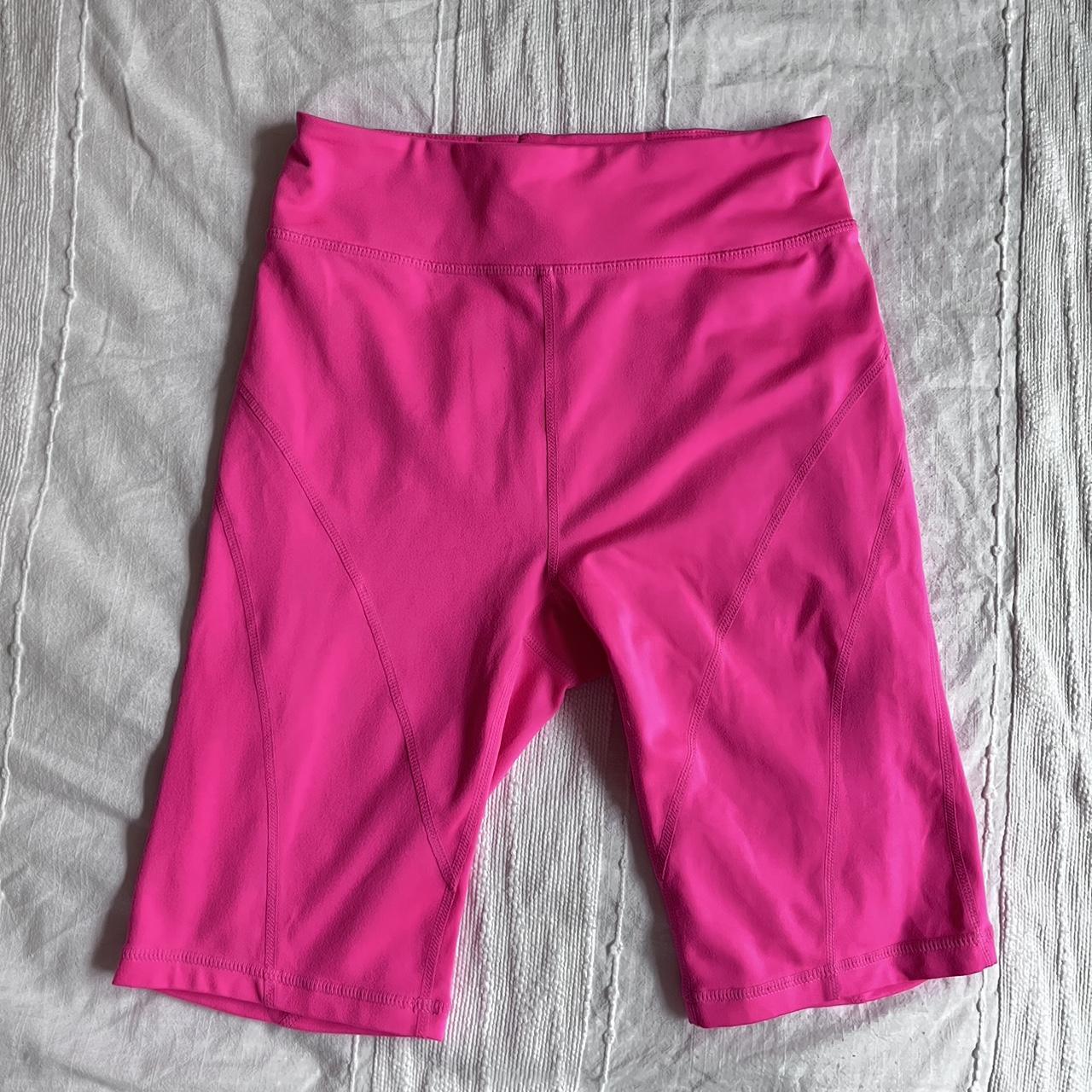 Neon Pink Free People Movement Biker Shorts Size S.