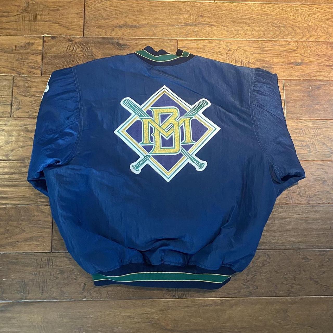 MILWAUKEE BREWERS STARTER JACKET TAGGED MEDIUM - Depop