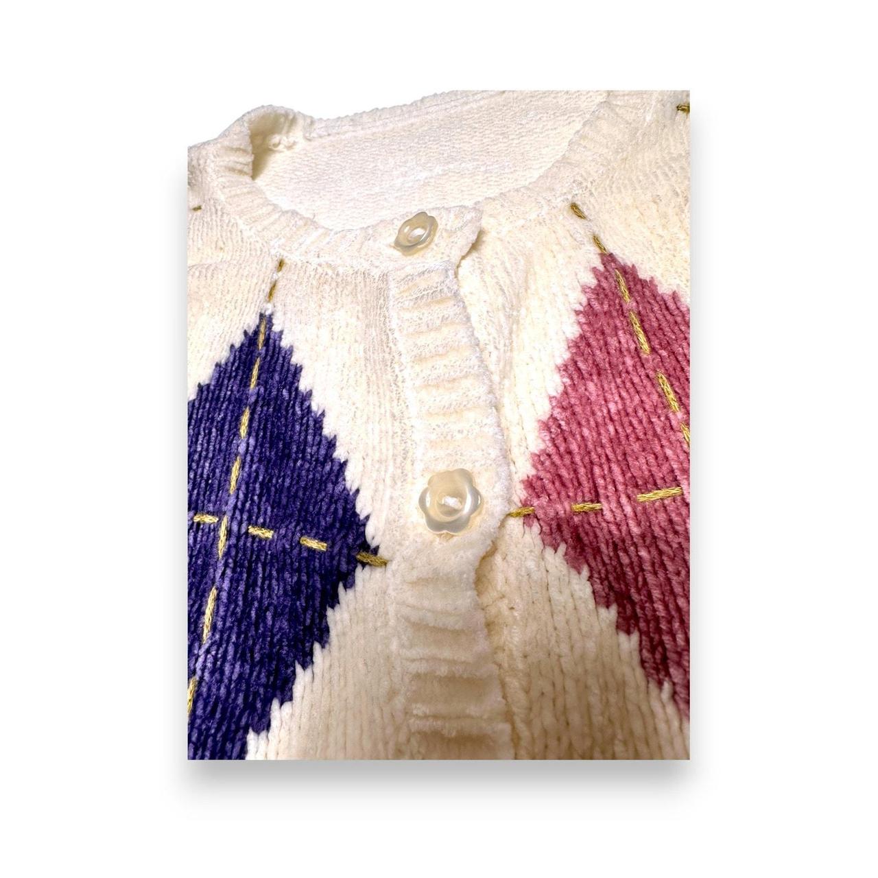 Source Unknown Women's Cardigan - Cream/Multi - M… - image 4
