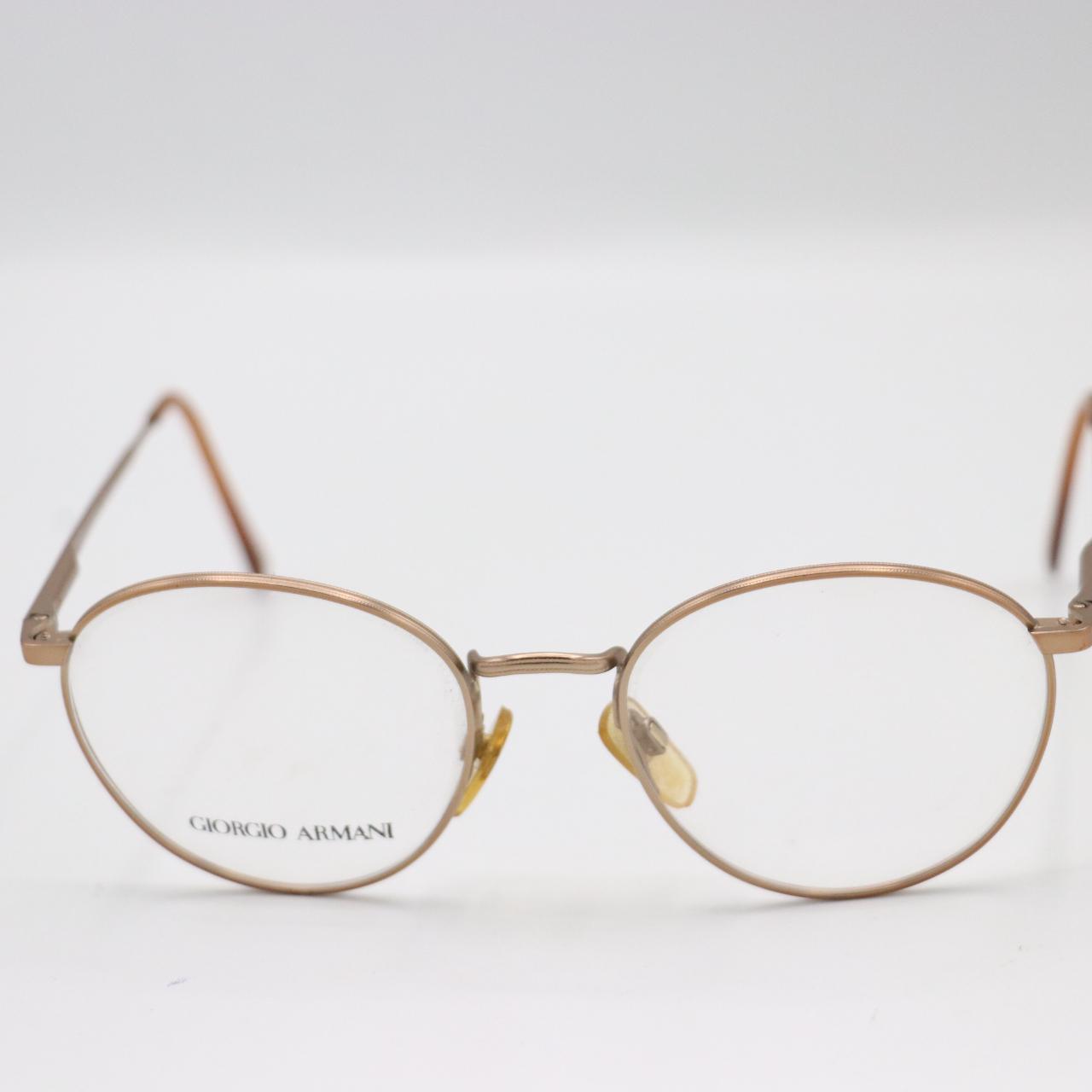 giorgio armani gold glasses