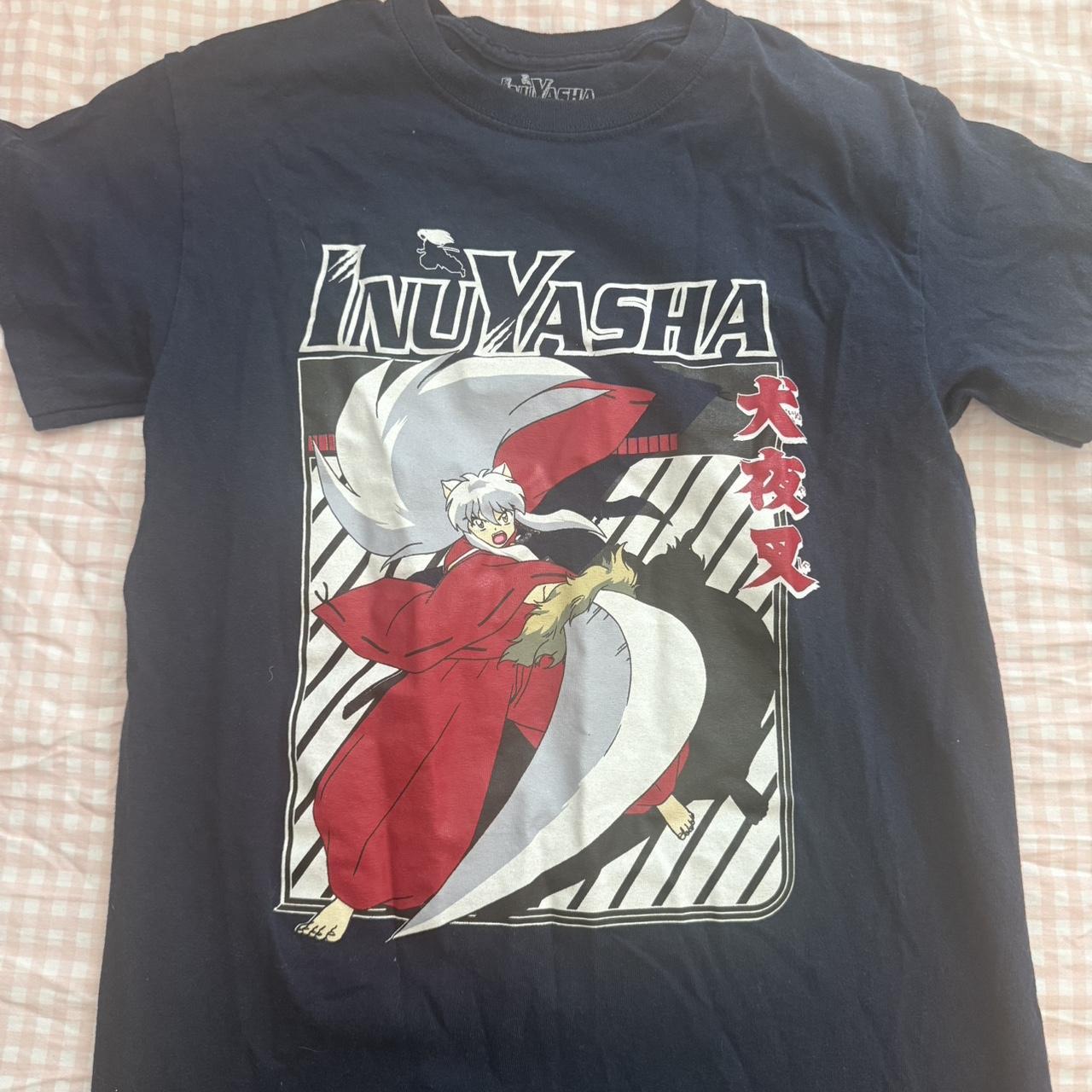 Hot Topic Women's T-shirt Navy S – Inuyasha tee Size S but