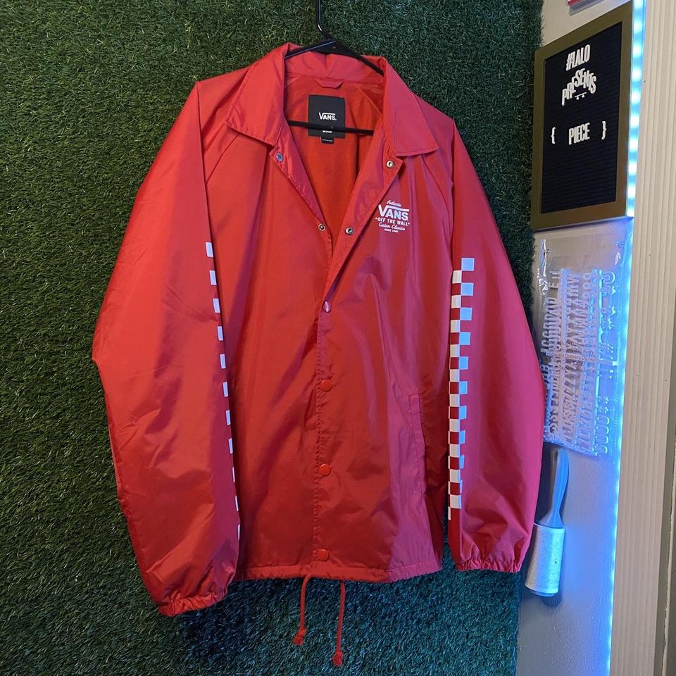 Red sale vans jacket