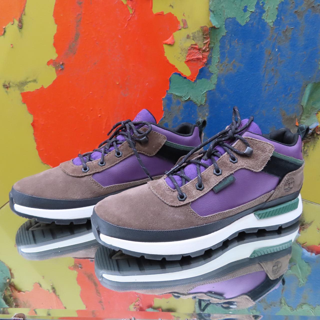 Timberland Field Trekker Purple Brown Green Depop