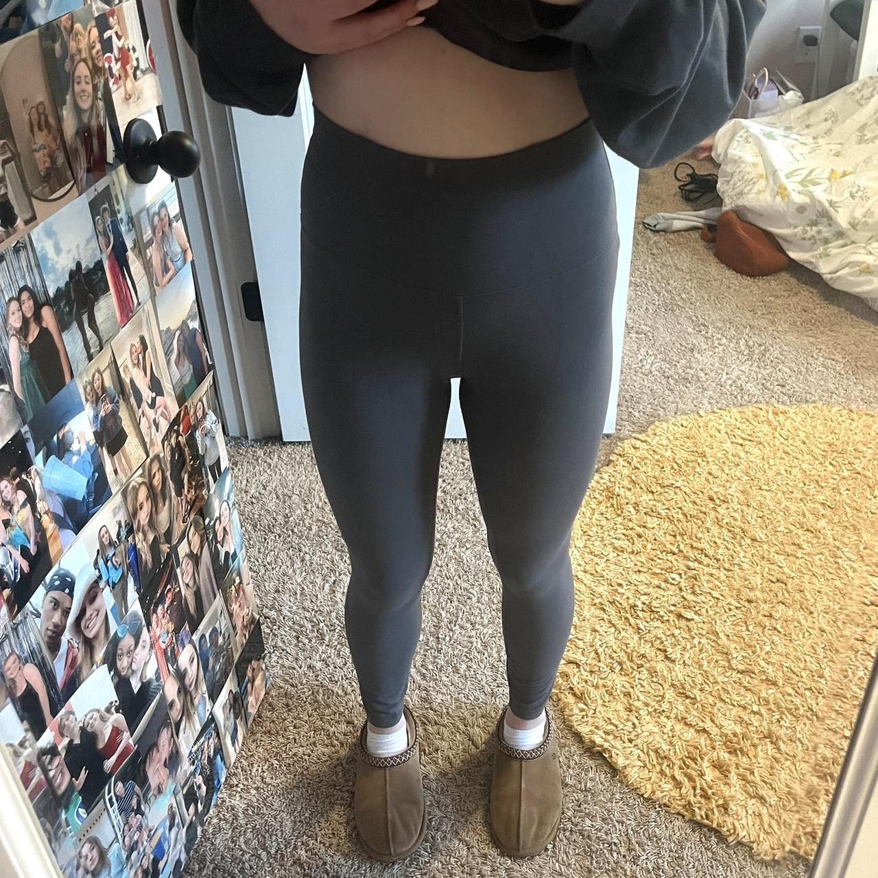 Grey Lululemon leggings - Small pilling - Size 0-2 - Depop