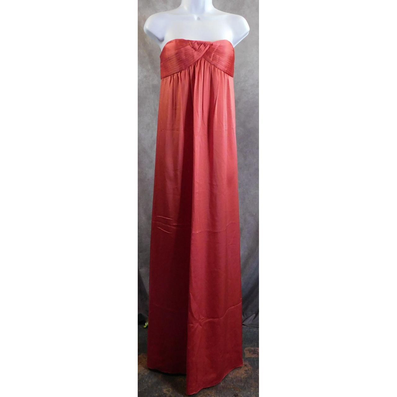 BCBGMaxazria woven silk gown. Size 6. 16 inches