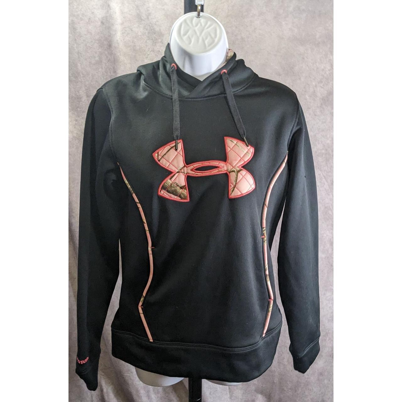 Womens black camo shop under armour hoodie