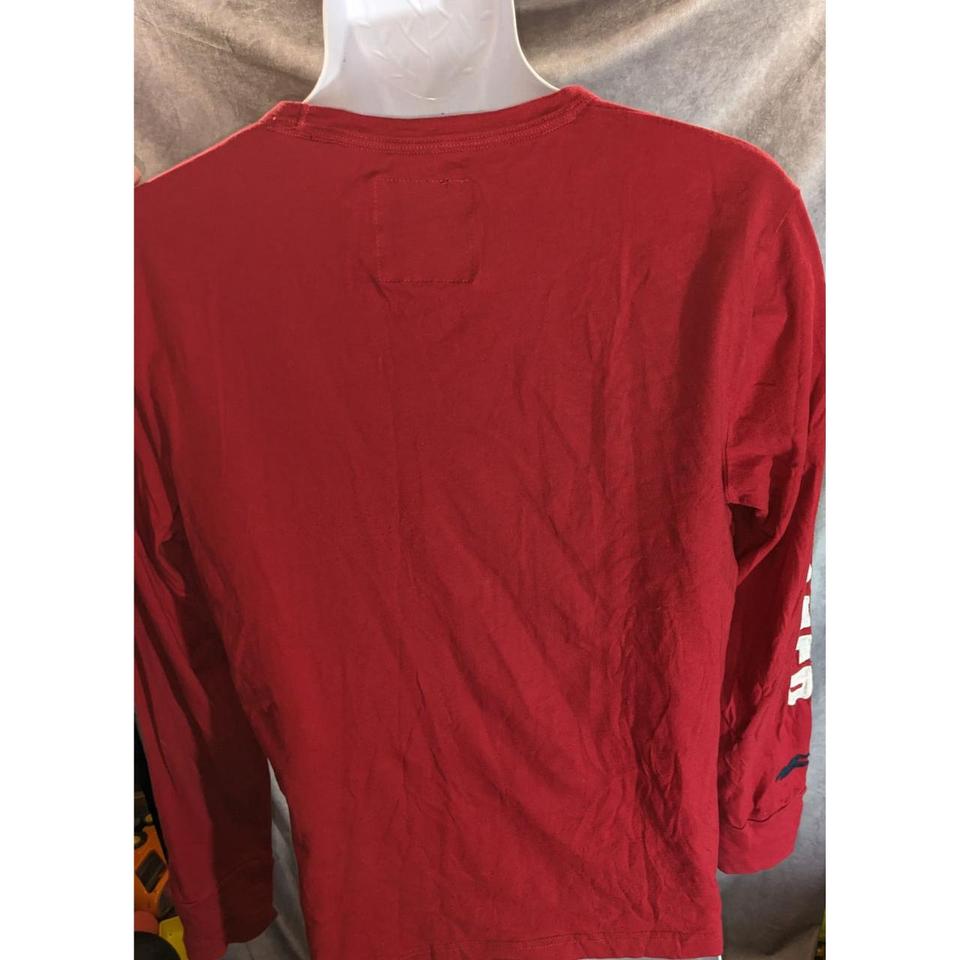 Hollister red long sleeve best sale