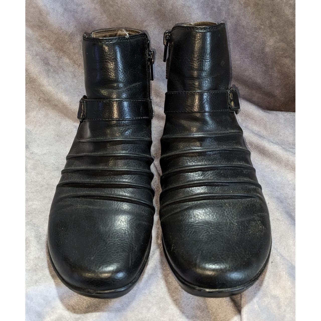 Natural soul black boots best sale