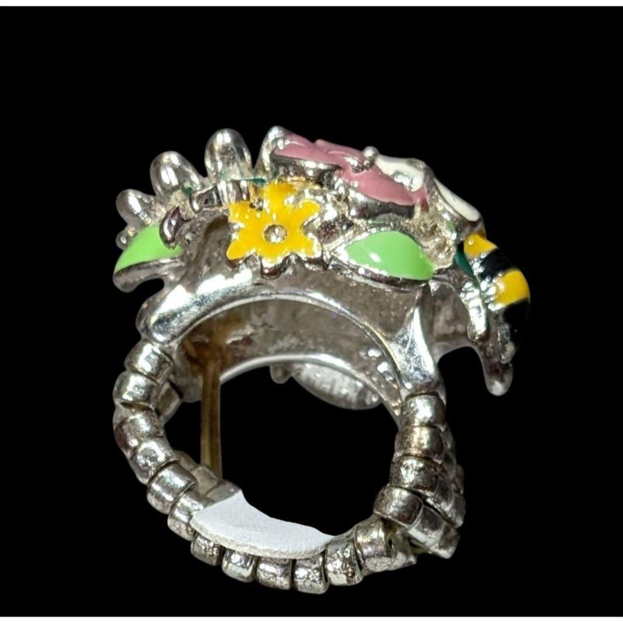 Preloved Women's Ring - Silver/Multi – Cottagecor… - image 5