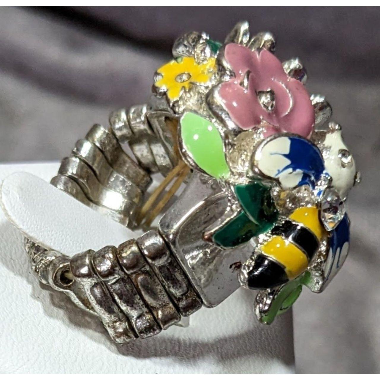 Preloved Women's Ring - Silver/Multi – Cottagecor… - image 8