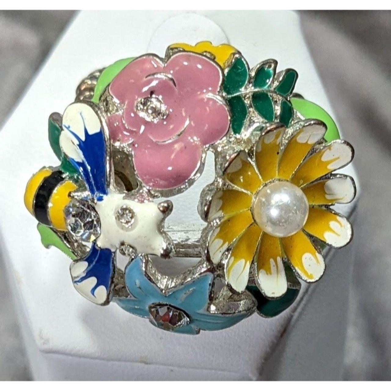 Preloved Women's Ring - Silver/Multi – Cottagecor… - image 7