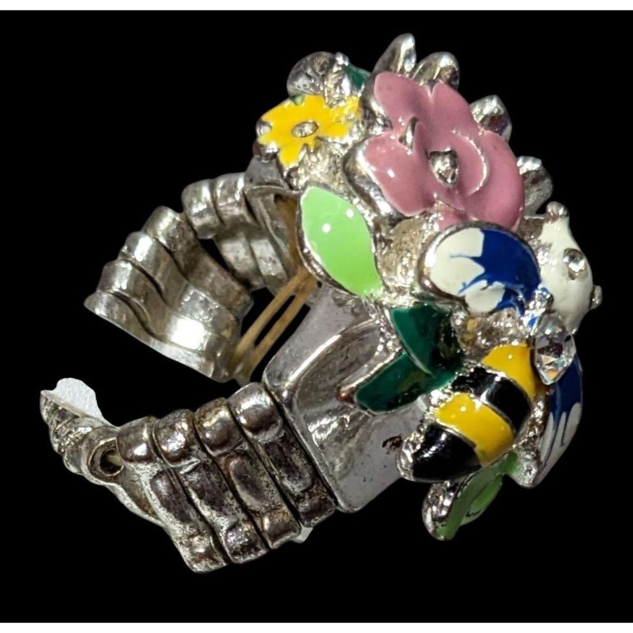 Preloved Women's Ring - Silver/Multi – Cottagecor… - image 4