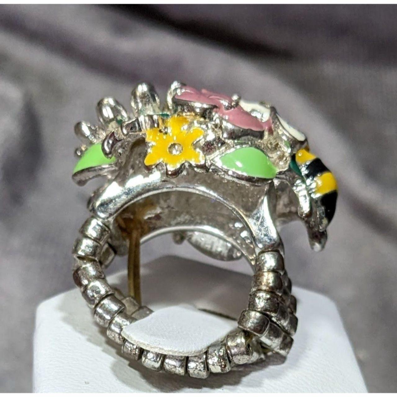 Preloved Women's Ring - Silver/Multi – Cottagecor… - image 6