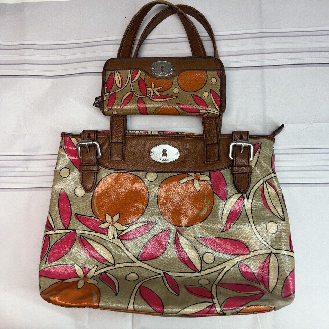 FOSSIL bag good & wallet set