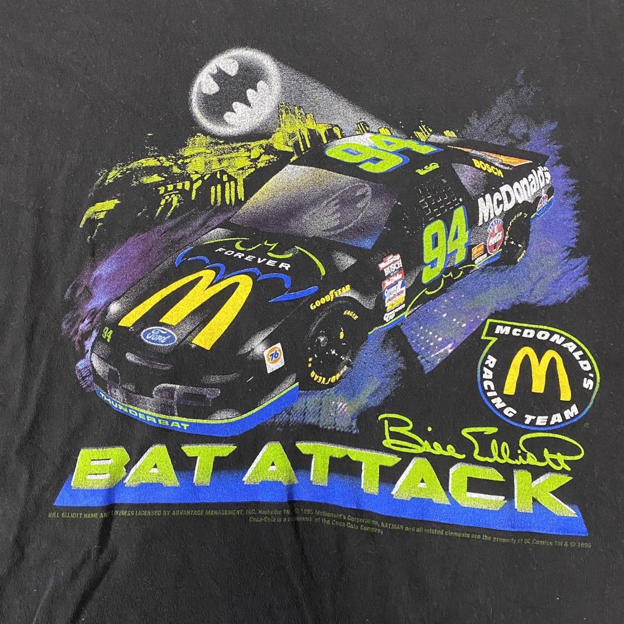 Vintage selling Batman Comics McDonald's Racing NASCAR T-shirt