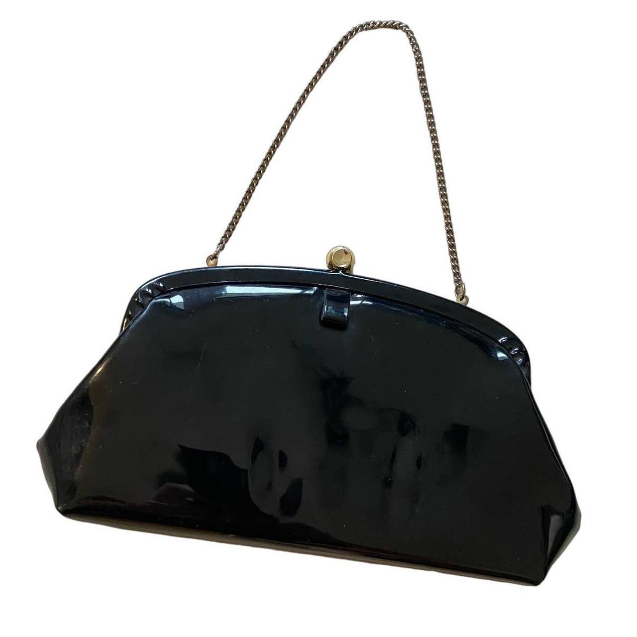 L Erickson Patent Leather Wallet Clutch Pu… | Leather wallet, Clutch  wallet, Studded clutch bag