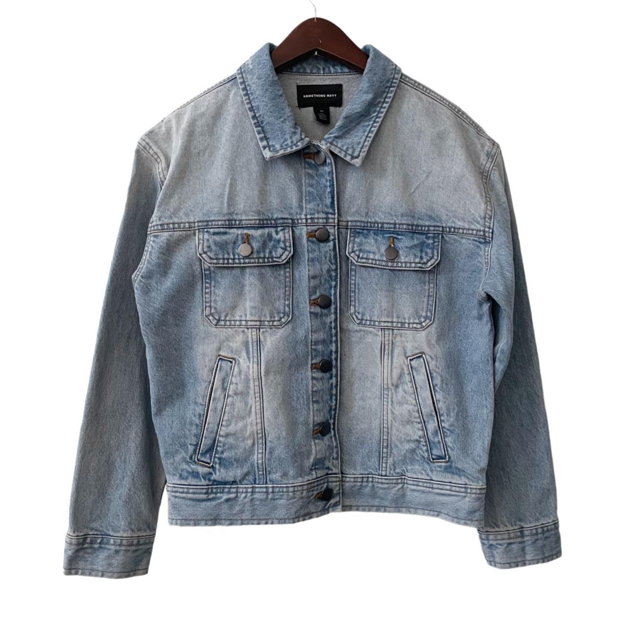 Something navy clearance denim jacket