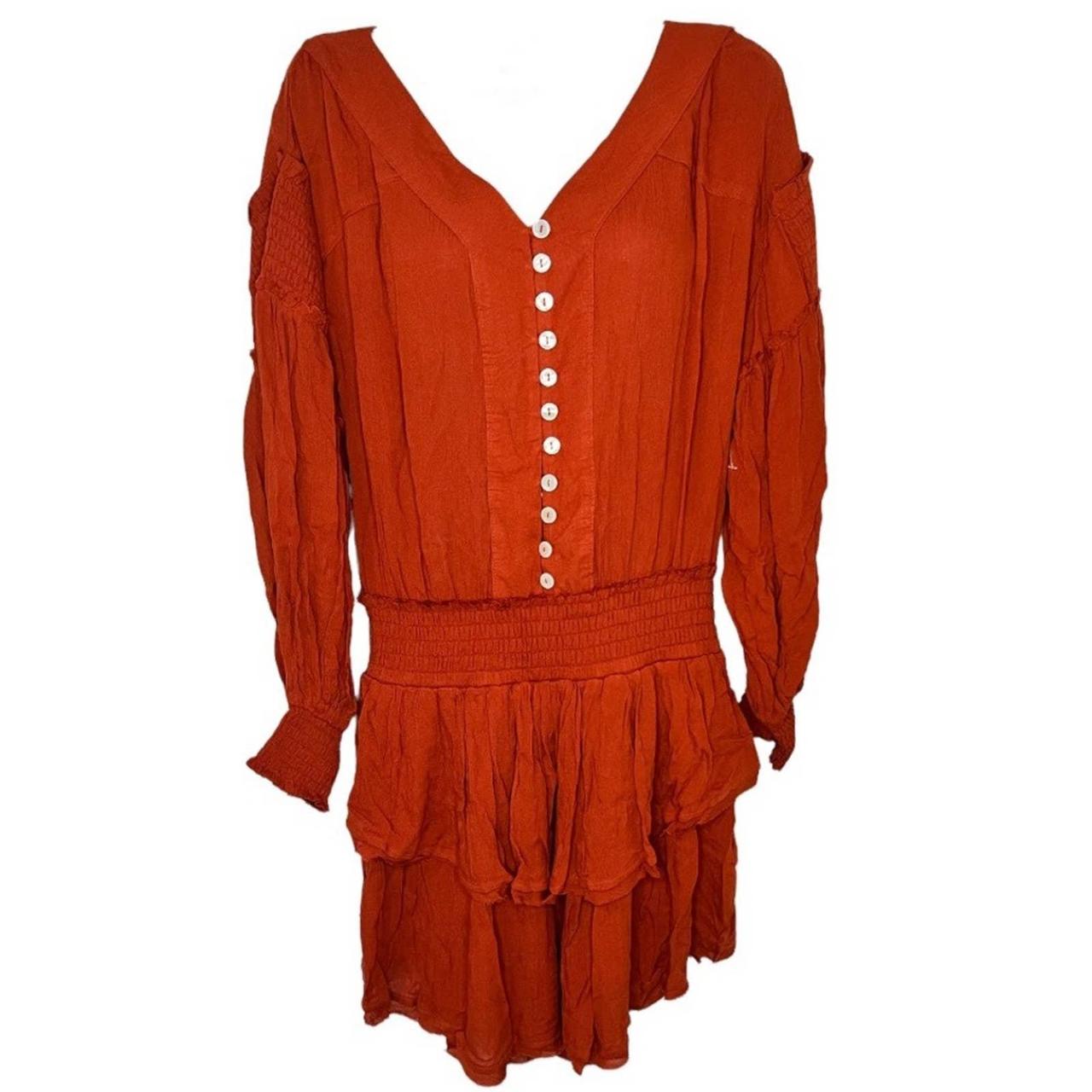 New FREE PEOPLE Romy Boho Chic Mini Dess. XS Front