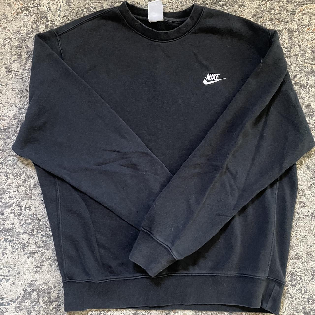 Modern Nike Sweatshirt Black Size Men’s... - Depop