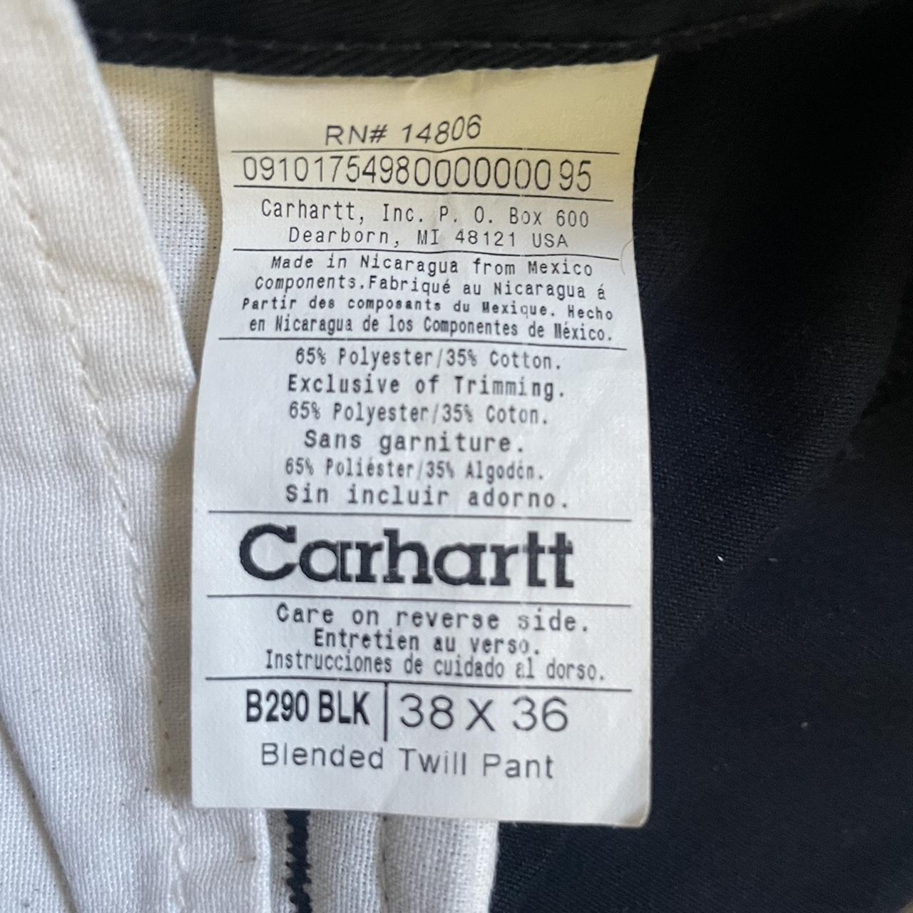 Carhartt on sale b290 black