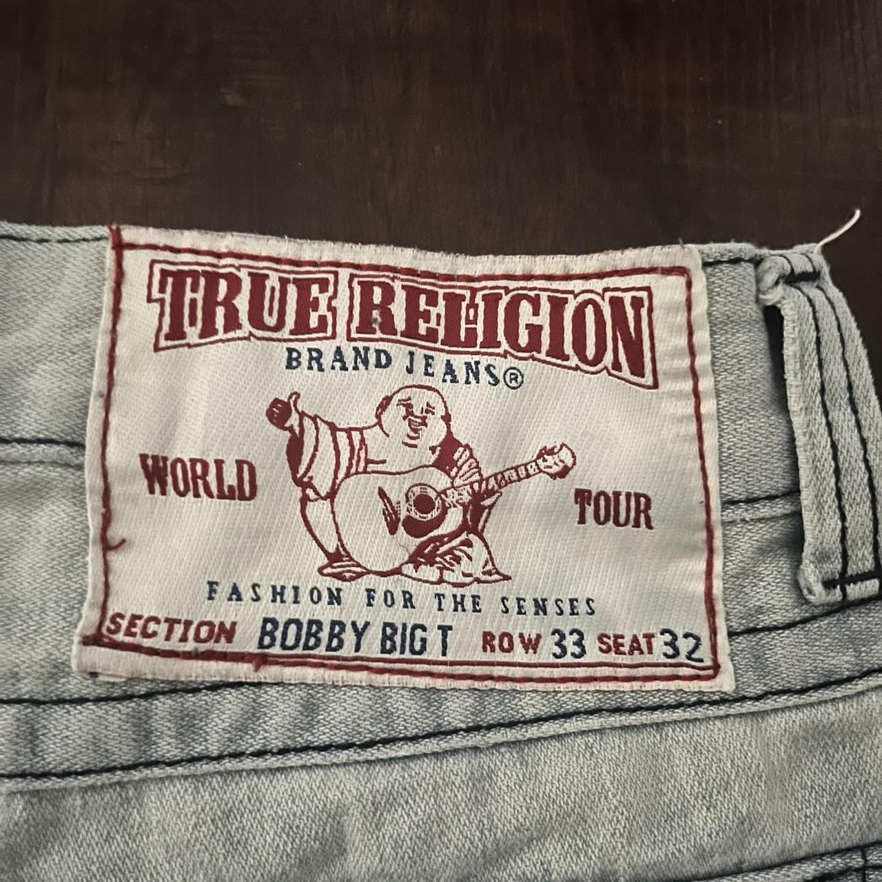 Lightwash True Religion Jeans 33x32 Depop